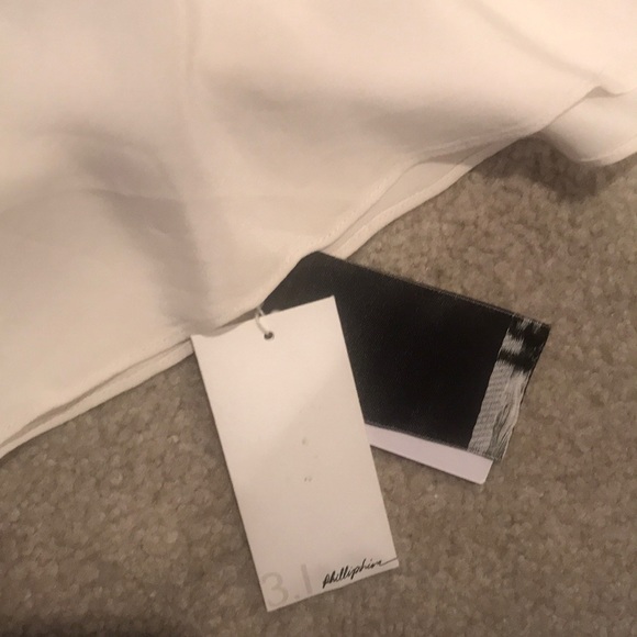 NWT silk peplum top - Picture 4 of 4